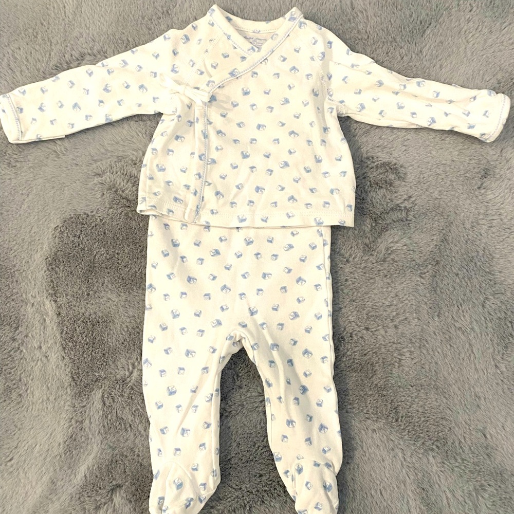 Ralph Lauren layette - size 3month, blue and white - perfect hospital outfit!